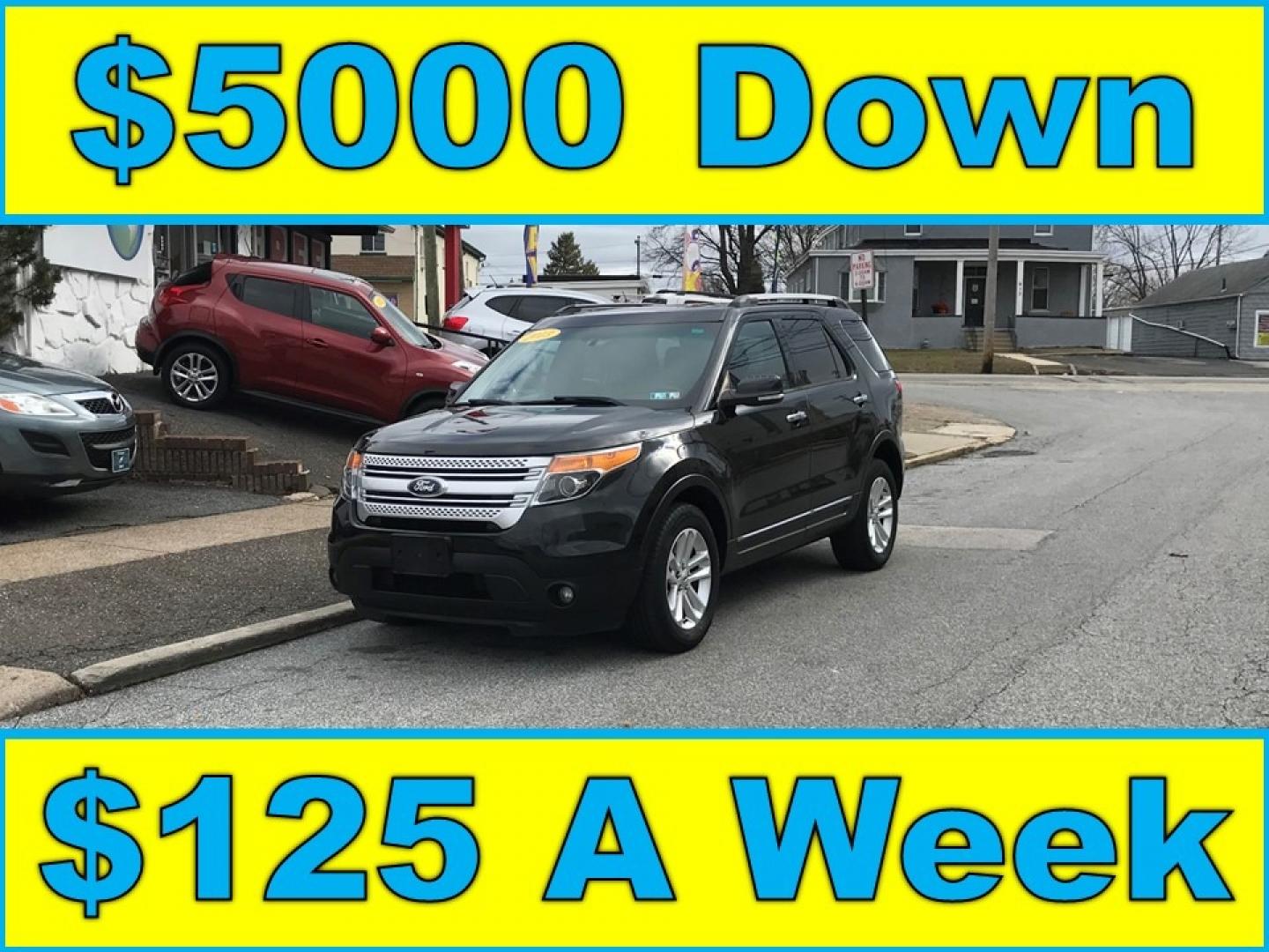 2013 Black /Black Ford Explorer XLT (1FM5K8D89DG) with an 3.5 V6 engine, Automatic transmission, located at 577 Chester Pike, Prospect Park, PA, 19076, (610) 237-1015, 39.886154, -75.302338 - Photo#0